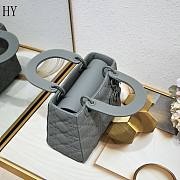 	 Lady Dior Grey Ultramatte 20cm - 3