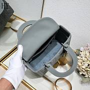 	 Lady Dior Grey Ultramatte 24cm - 5