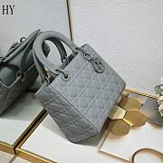 	 Lady Dior Grey Ultramatte 24cm - 3