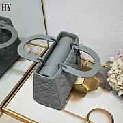 	 Lady Dior Grey Ultramatte 24cm - 2