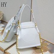  Dior C'est Bag White CD Embossed 24*10*24.5cm - 2