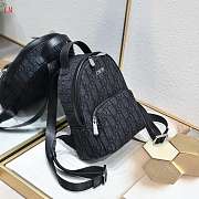 Dior Mini Rider Backpack Black Oblique 24 x 16 x 10cm - 4