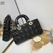 Dior Lady D-Joy Bag Black 26*6*14cm - 3