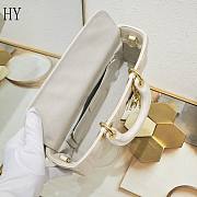 Dior Lady D-Joy Bag White 26*6*14cm - 5