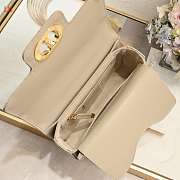 Dior Jolie Top Handle Beige Bag 22x14x8m - 5