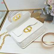 Dior Jolie Top Handle White Bag 19x12x6cm - 2