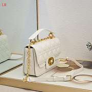 Dior Jolie Top Handle Beige Bag 22x14x8cm - 1