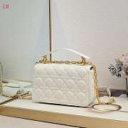 Dior Jolie Top Handle Beige Bag 22x14x8cm - 2