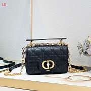 Dior Jolie Top Handle Black Bag 19x12x6cm - 1