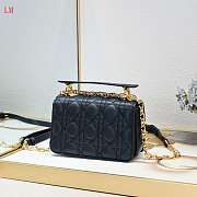 Dior Jolie Top Handle Black Bag 19x12x6cm - 4