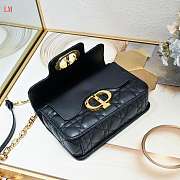 Dior Jolie Top Handle Black Bag 19x12x6cm - 3