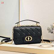 Dior Jolie Top Handle Black Bag 22x14x8cm - 1