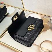 Dior Jolie Top Handle Black Bag 22x14x8cm - 2