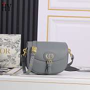 Dior Bobby Bag Grey 22cm - 1