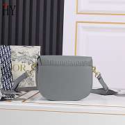 Dior Bobby Bag Grey 22cm - 4