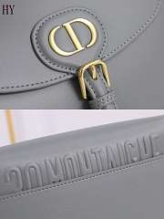 Dior Bobby Bag Grey 22cm - 2