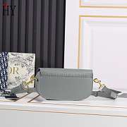 Dior Bobby East-West Bag Grey 22 x 13 x 5 cm - 4