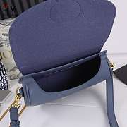 Dior Bobby Bag Blue 22cm - 3