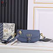 Dior Bobby East-West Bag Blue 22 x 13 x 5 cm - 1