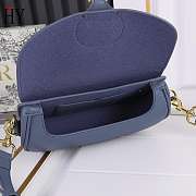 Dior Bobby East-West Bag Blue 22 x 13 x 5 cm - 4