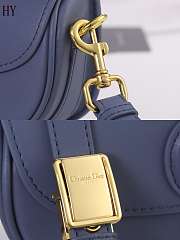 Dior Bobby East-West Bag Blue 22 x 13 x 5 cm - 3