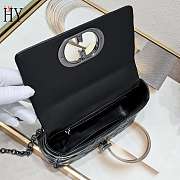  Dior Caro Bag Black Black 21*13*8cm - 5