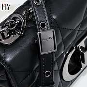  Dior Caro Bag Black Black 21*13*8cm - 2