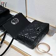  Dior Caro Bag Black Black 25cm - 4