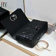  Dior Caro Bag Black Black 28cm - 4