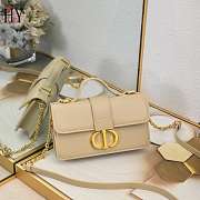 Dior 30 Montaigne Chain Bag Beige 20x10x4cm - 1