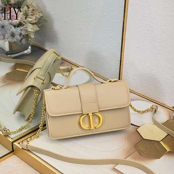 Dior 30 Montaigne Chain Bag Beige 20x10x4cm