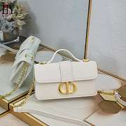 	 Dior 30 Montaigne Chain Bag White 20x10x4cm - 1