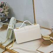 	 Dior 30 Montaigne Chain Bag White 20x10x4cm - 2