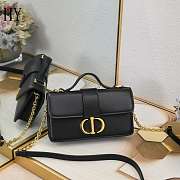 	 Dior 30 Montaigne Chain Bag Black 20x10x4cm - 1