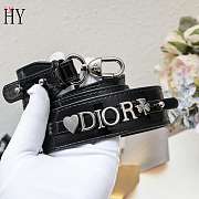 Lady Dior Patent Black Silver 20cm - 5