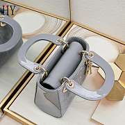 Lady Dior Patent Grey 17cm - 5