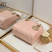 Lady Dior Patent Pink 17cm - 5