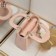 Lady Dior Patent Pink 17cm - 2