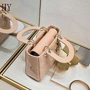 Lady Dior Patent Pink 20cm - 5