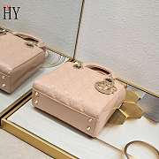 Lady Dior Patent Pink 20cm - 4