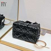 Dior Toujours Bag Black Black 23*15*15cm - 4