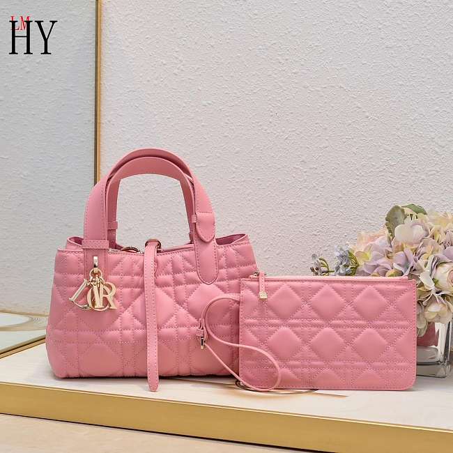 Dior Toujours Bag Pink 23*15*15cm - 1