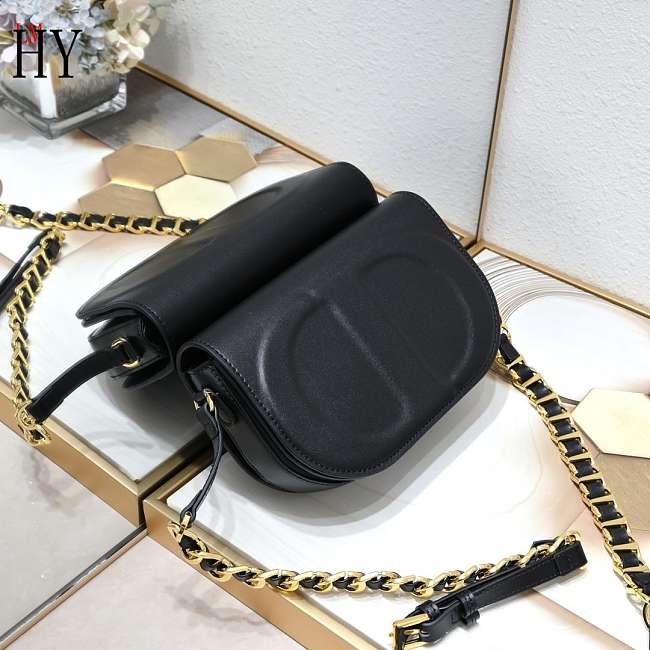 Dior CD Signature Oval Camera Black Bag 21*6*12cm - 1