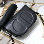 Dior CD Signature Oval Camera Black Bag 21*6*12cm - 5