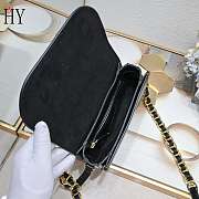 Dior CD Signature Oval Camera Black Bag 21*6*12cm - 4