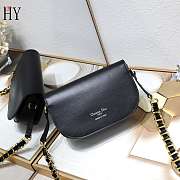 Dior CD Signature Oval Camera Black Bag 21*6*12cm - 2