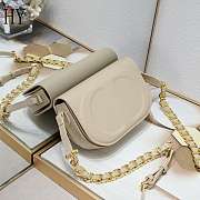 Dior CD Signature Oval Camera Beige Bag 21*6*12cm - 1