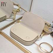 Dior CD Signature Oval Camera Beige Bag 21*6*12cm - 3