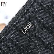 Dior A5 Pouch Black Oblique 26.5*17.5cm - 2