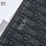 Dior A5 Pouch Black Oblique 30*20*2.5cm - 2